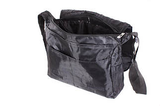 Сумка чоловіча текстильна Dovhani SPORT303246301 Чорна, фото 6