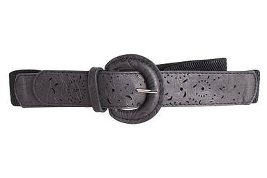 Жіночий пояс Dovhani PY222627361 80-105 см Чорний