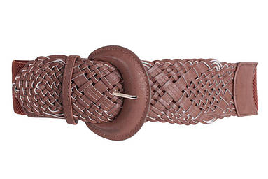 Жіночий пояс еластичний Dovhani PY222629363 77-92 см Коричневий