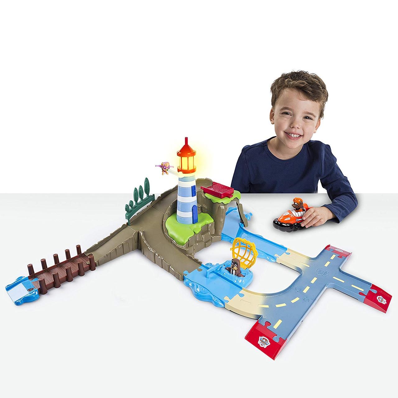 Paw patrol skye & zuma's lighthouse rescue track set deals