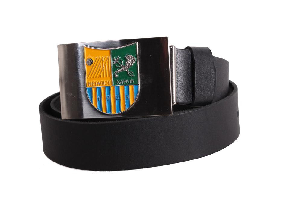 Чоловічий шкіряний ремінь Dovhani blx90283701 120 см Чорний