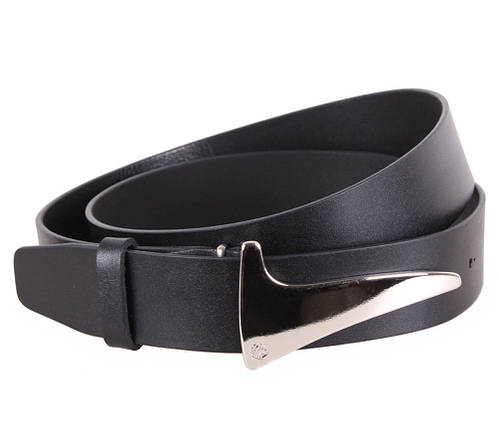 Чоловічий шкіряний ремінь Dovhani blx90333738 120 см Чорний, фото 1