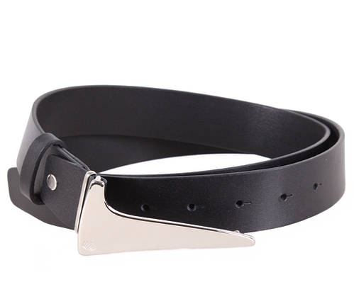 Чоловічий шкіряний ремінь Dovhani blx90333738 120 см Чорний, фото 3