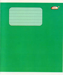 Зошити учнівські 12 арк. в косу лінію з щільною обкладинкою