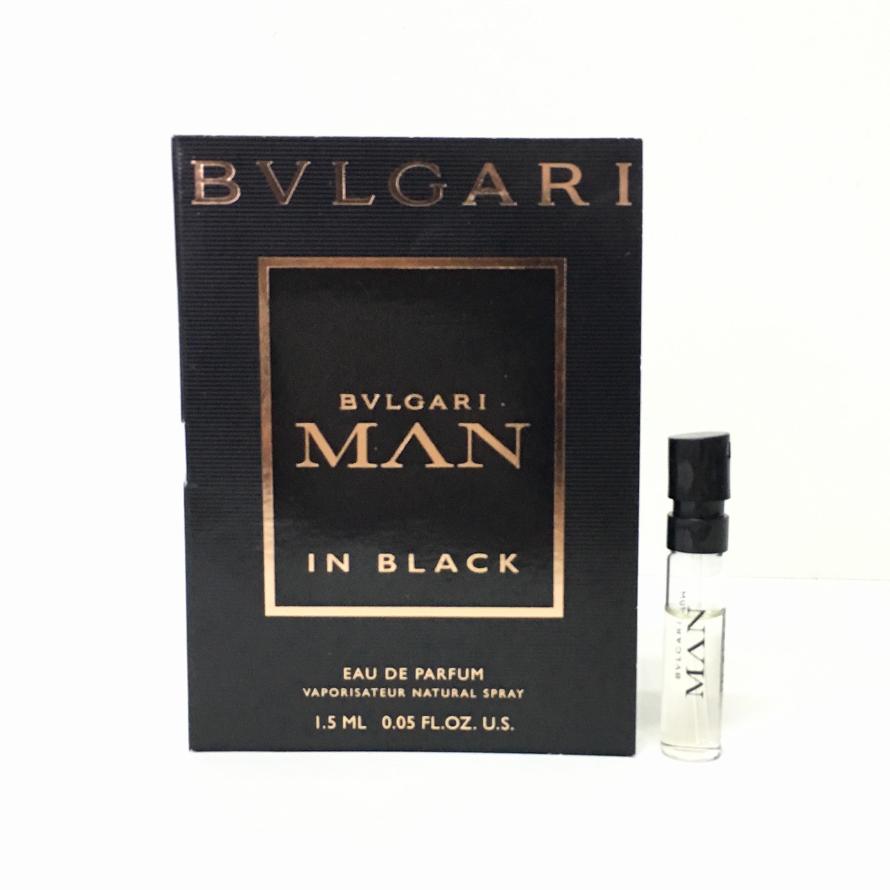 Чоловіча парфумована вода Bvlgari Man In Black 1,5 мл пробник оригінал, східний квітковий аромат, фото 1
