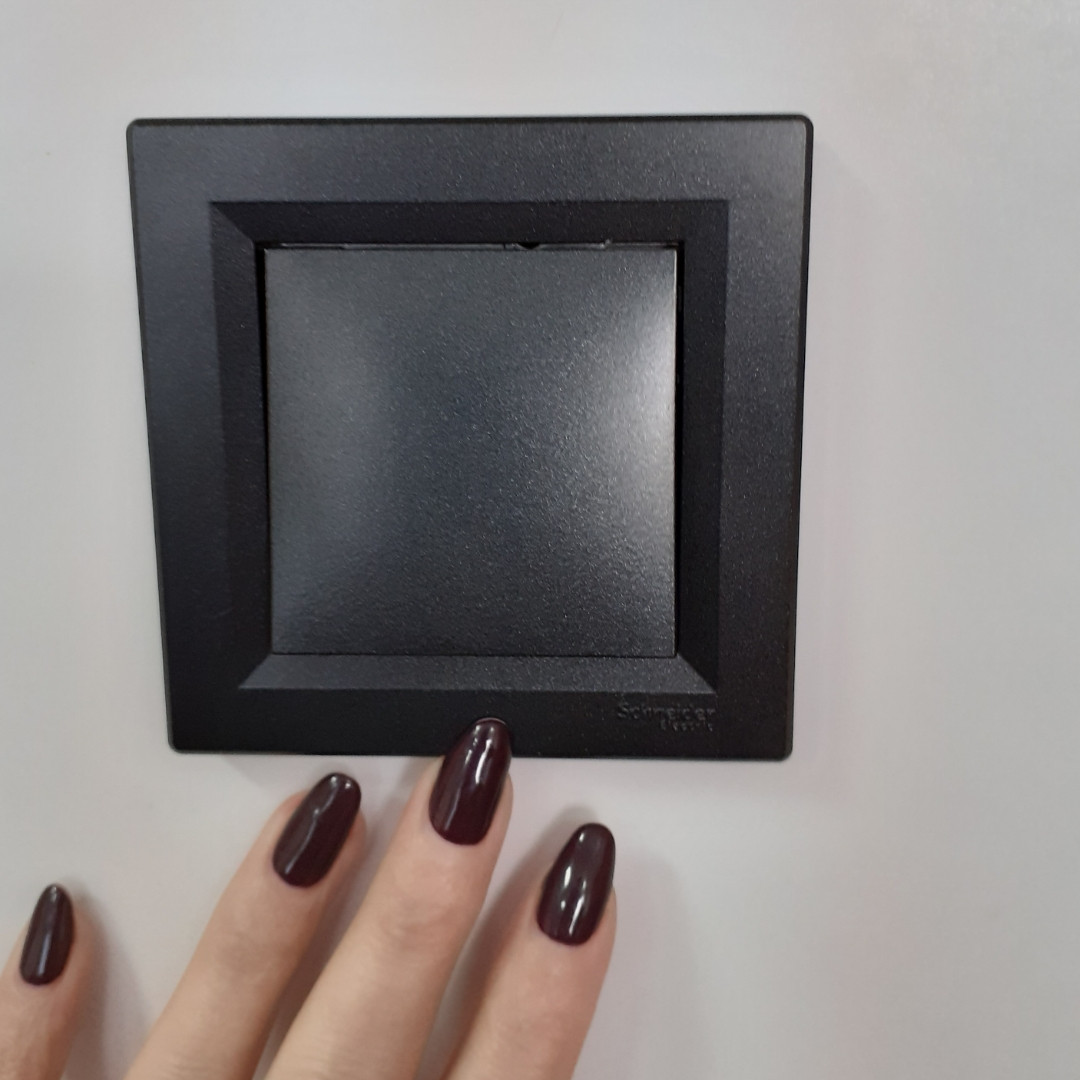 Вимикач Антрацит Asfora Schneider Electric, EPH0100171