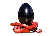 Комплект яиц Йони-Кегель BLACK OBSIDIAN YONI EGG натуральный обсидиан (3 шт)