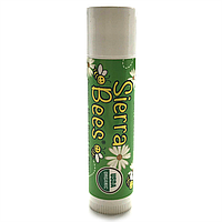 Органічний бальзам для губ, Sierra Bees, Mint Burst Lip Balm, м'ятний (4,25 г)