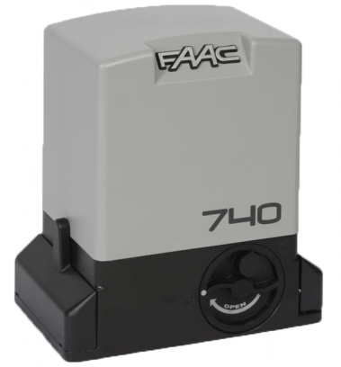 Привід Faac 740 з вбудованим блоком управління 740D і монтажною пластиною, інтенсивність - 30% Привід Faac 740 з вбудованим блоком управління 740D і монтажною пластиною, інтенсивність - 30%