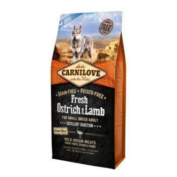 Carnilove (Карнилав) Fresh Ostrich & Lamb корм зі свіжим м'ясом для собак дрібних порід, 6 кг