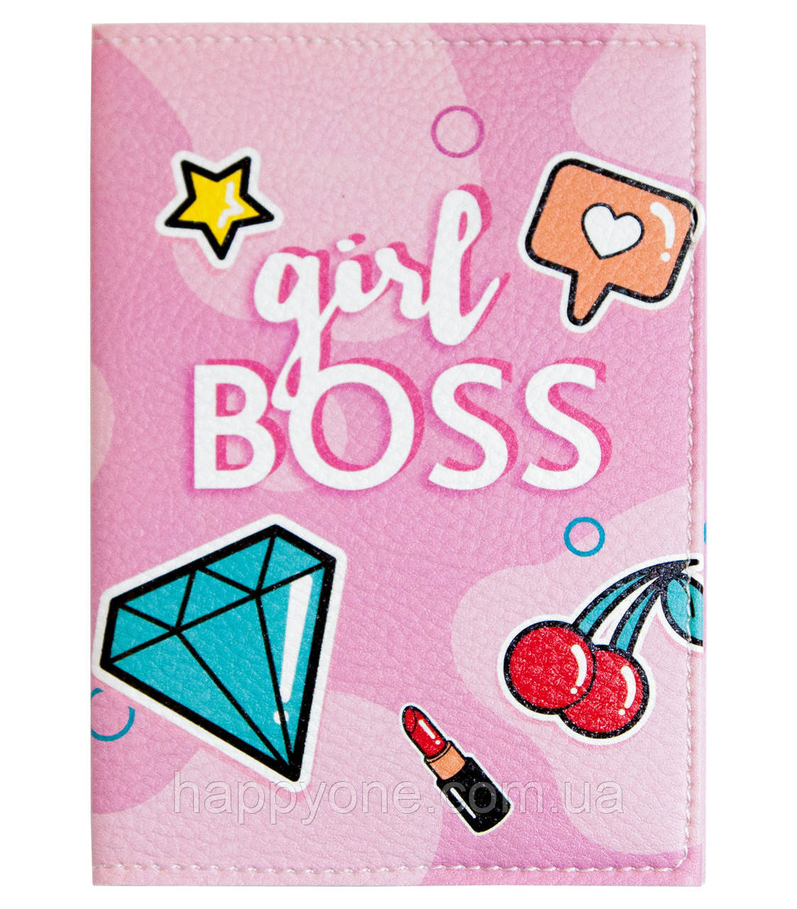 Обкладинка для паспорта "Girl BOSS", фото 1