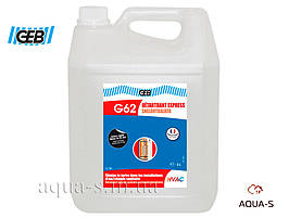 Рідина для видалення накипу GEB G62 (5 л.) для котлів і насосів (Франція)