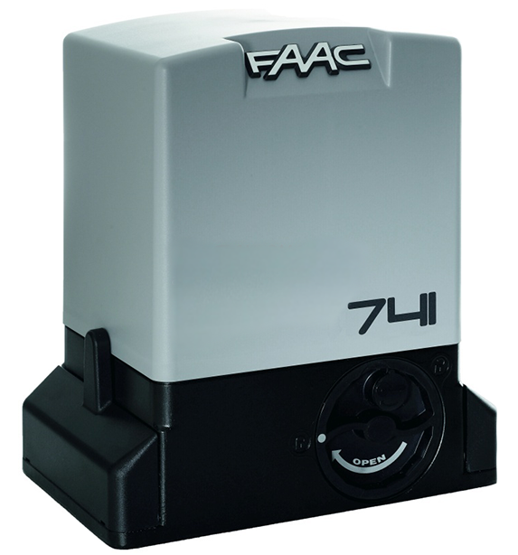 Привод Faac 741 с встроенным блоком управления 740D и монтажной пластиной, интенсивность - 40% Привод Faac 741 с встроенным блоком управления 740D и монтажной пластиной, интенсивность - 40%