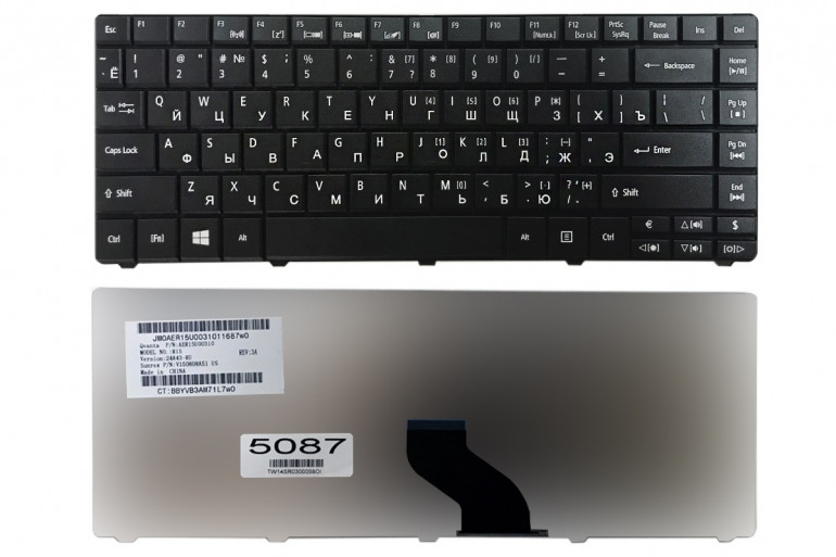 Клавіатура для ноутбука Acer ZQ3 NSK-AT00R NSK-ATK0R NSK-ATR0R NSK-ATT0R NSK-ATQ0R 9Z.N3L82.00R 9Z.N3L82.K0R