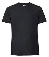 Чоловіча футболка щільна з бавовни 3XL, 36 Чорний