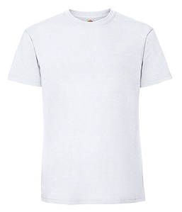 Чоловіча футболка щільна з бавовни 3XL, 30 Білий