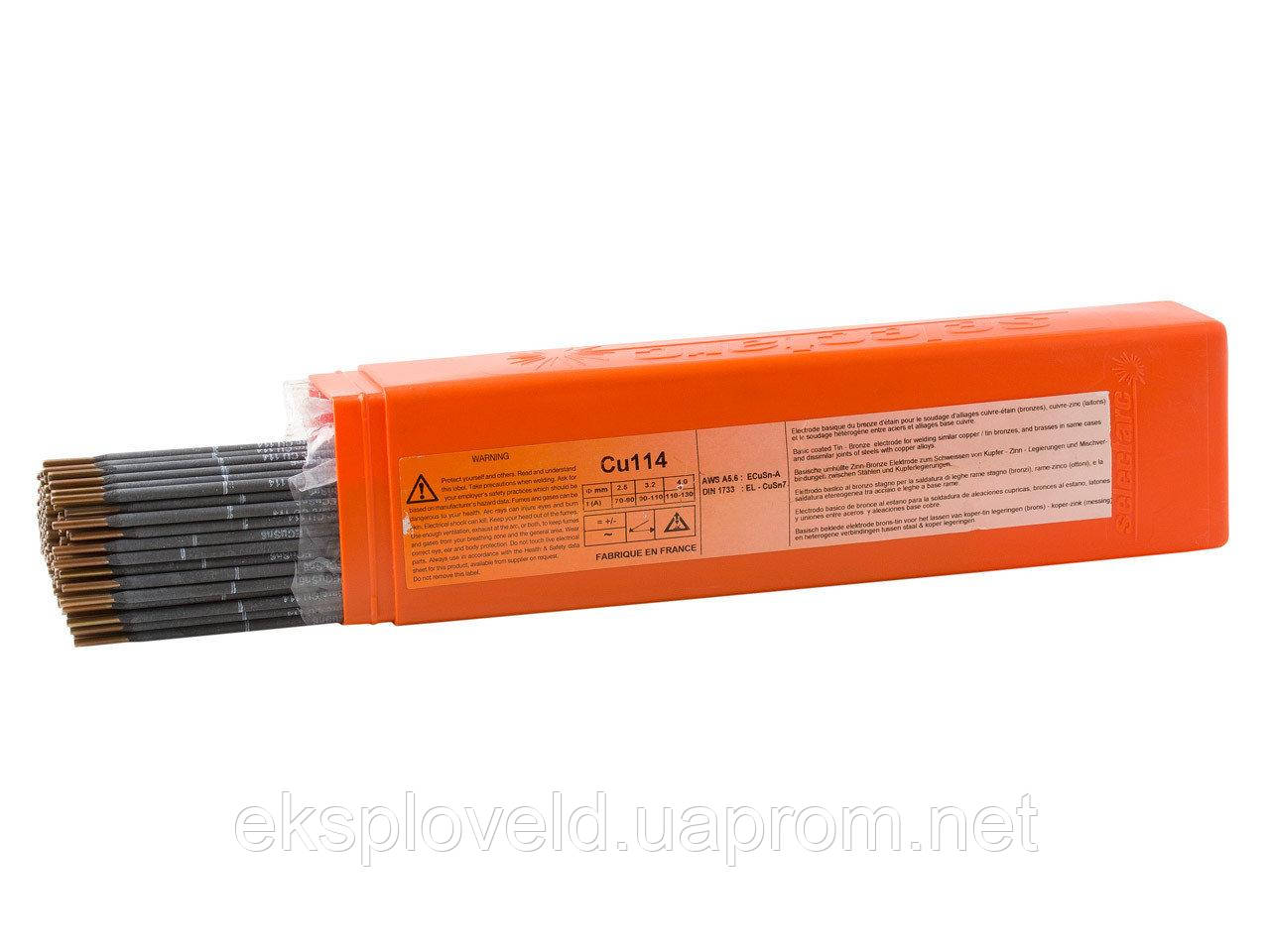Электроды для сварки бронзы SELECTARC Cu-115 (аналог UTP-32; ОК 94.25 ...