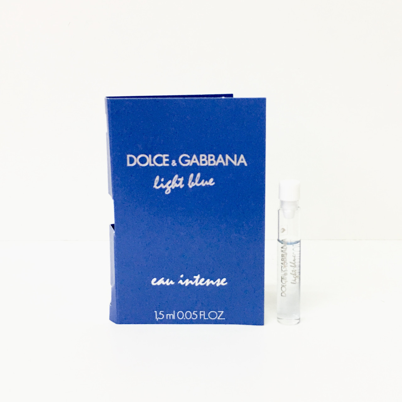Пробник жіночих парфумів Dolce & Gabbana Light Blue Eau Intense 1.5ml оригінал, свіжий квітково-фруктовий аромат