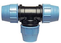 Трійник затискний (стиску) 40х40х40 UNIDELTA