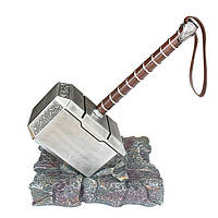 Колекційна модель Месники Тор Молот Мьольнір База THE Avengers Thor Hammer Mjöllnir 33 см