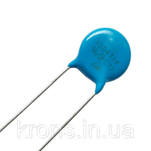 10x Варистор 10D471K 470В 10мм