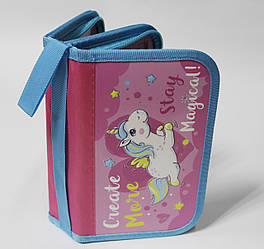 Пенал з наповненням Kidis 7465 (2 відділ) "Unicorn" 2 види