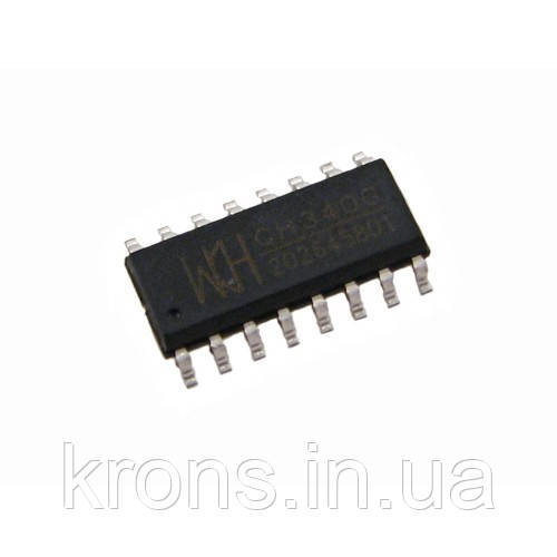 Чіп CH340G CH340 SOP16, USB - UART TTL перетворювач, фото 1