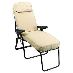 Матрац для шезлога JANET тексилк бежевий однотонний