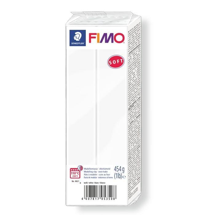 FIMO Soft, уп. 454 г, білий. Полімерна глина Фімо софт, пластика.