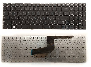 Клавіатура для ноутбука Samsung RV520 без фрейму RU чорна нова