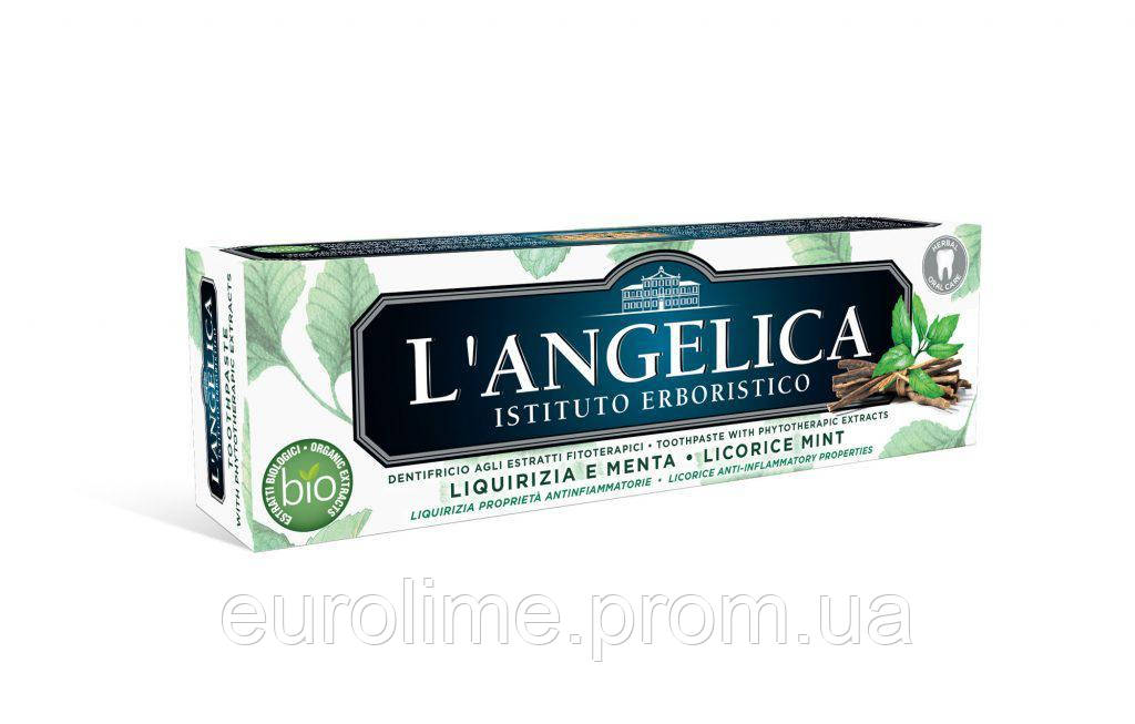 L'angelica toothpaste liquirizia e menta/Зубна паста М'ята та Солодка Протизаюча