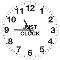 Часы настенные круглые Just clock 36 см (CHR_P_15M043)