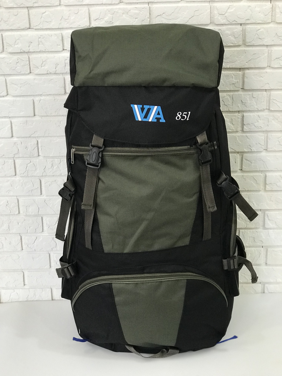 Рюкзак туристичний VA T-04-8 85л, олива, фото 1