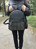 Жіночий рюкзак 18019, чорний, фото 4
