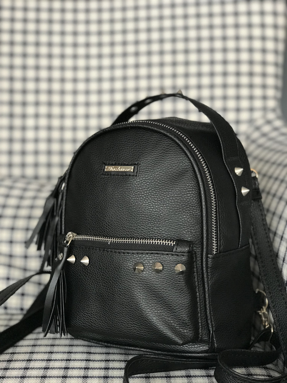 Жіночий рюкзак R-119-1, чорний, фото 1