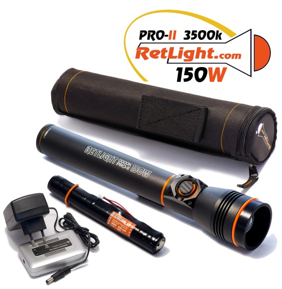 Мобільне фото-відеосвітло LED Light ліхтар RetLight PRO-2 150W 3500K (150W 3500K) NEW