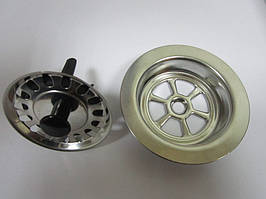 Сифон для кухонної мийки без переливу (злив, діаметр 70 мм)