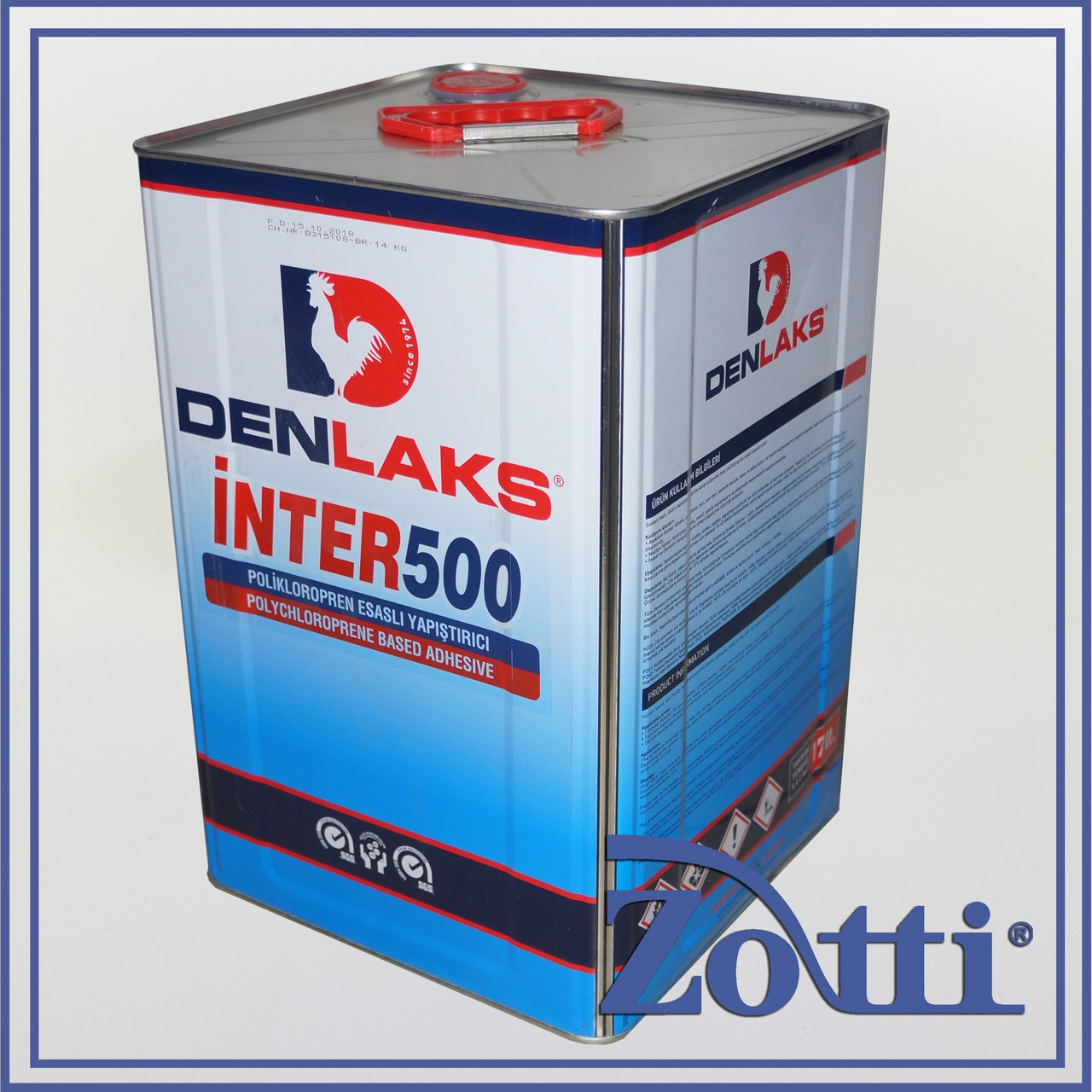Клей наирит Inter 500 (полихлоропреновый) Denlaks - фото 1 - id-p886732592