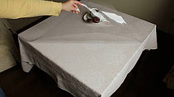 Прозора плівка М'яке скло для захисту меблів, товщина 1300 мкм (1,3 мм), фото 3