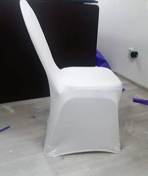 Стрейч чохол на стілець з Круглою спинкою для Готелю з Цупкої тканини Спандекс, фото 2