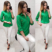 Блуза жіноча арт 828, колір зелений