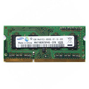 Оперативна пам'ять для ноутбука Sodimm DDR3 1GB 1066mhz PC3-8500 (Hynix, Samsung, Kingston...) б/в #
