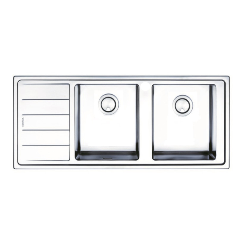 Мийка з двома чашами Apell Linear Plus LNP1162FLBC LEFT 11650