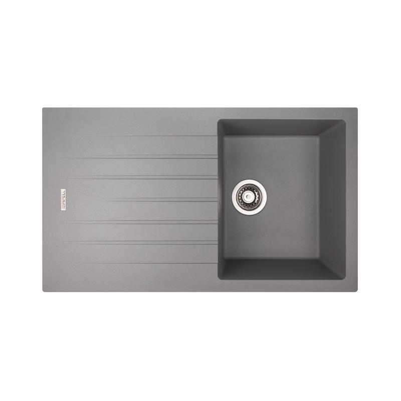 Гранітна мийка Apell Pietra Plus PTPL861AL ALLUMINIUM 86*50