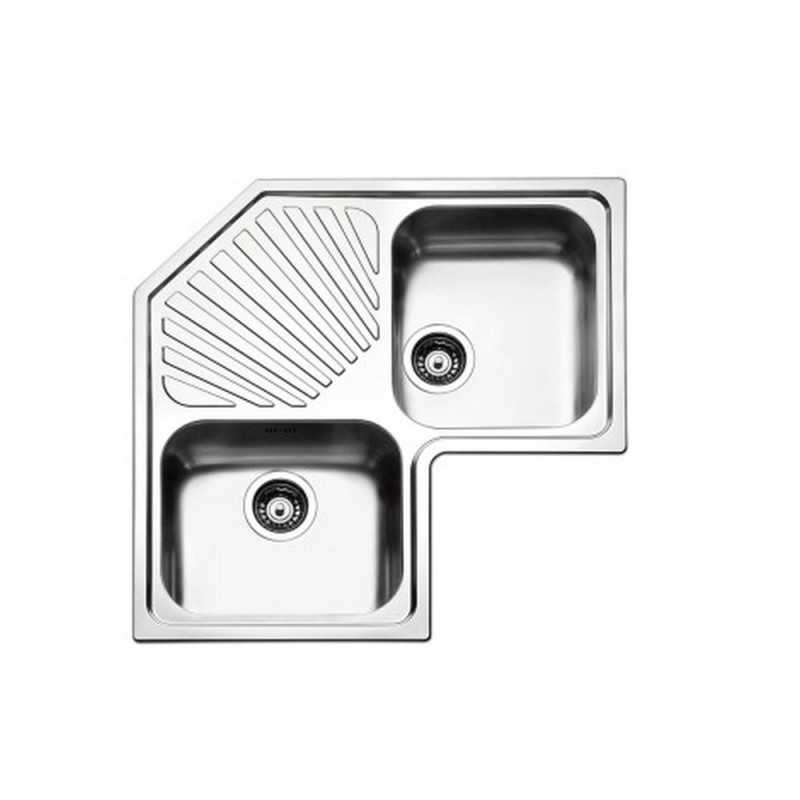 Кутова кухонна мийка Apell Angolo ROAN2IBC brushed 8383