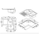 Кухонна мийка кутова Apell Angolo ROAN2B90ILBC brushed 8383, фото 4