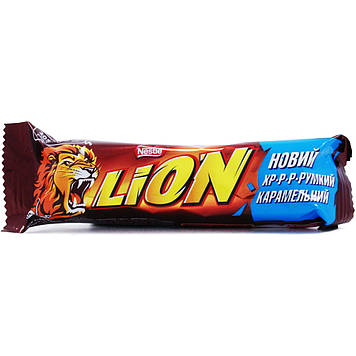 Шоколадний батончик Lion Леон з арахісом 42 гр х 48 шт в упаковці