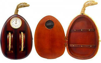 Ключница из дерева DN20285, коричневая