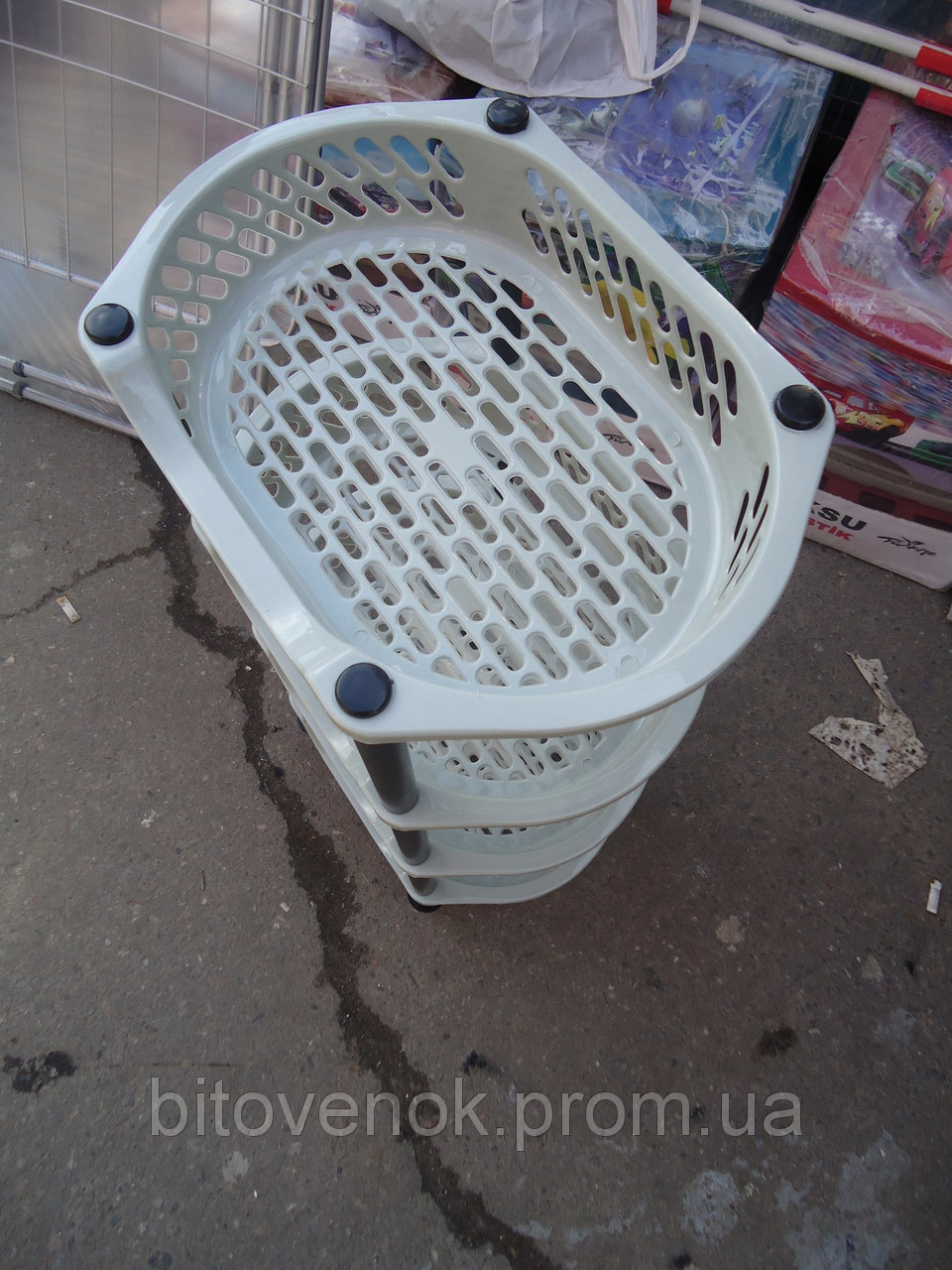 Етажерка Efe сіра з чорним, фото 1