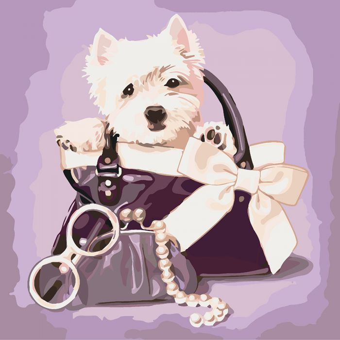 Картина за номерами Улюблене цуценя